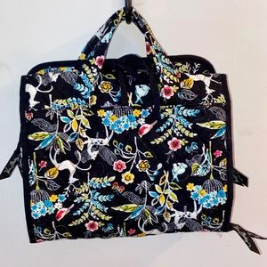 Vera Bradley hanging travel makeup organizer